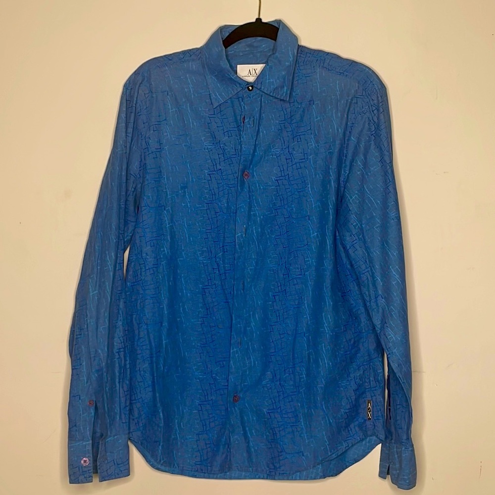 VTG Armani Exchange Mens Casual button down